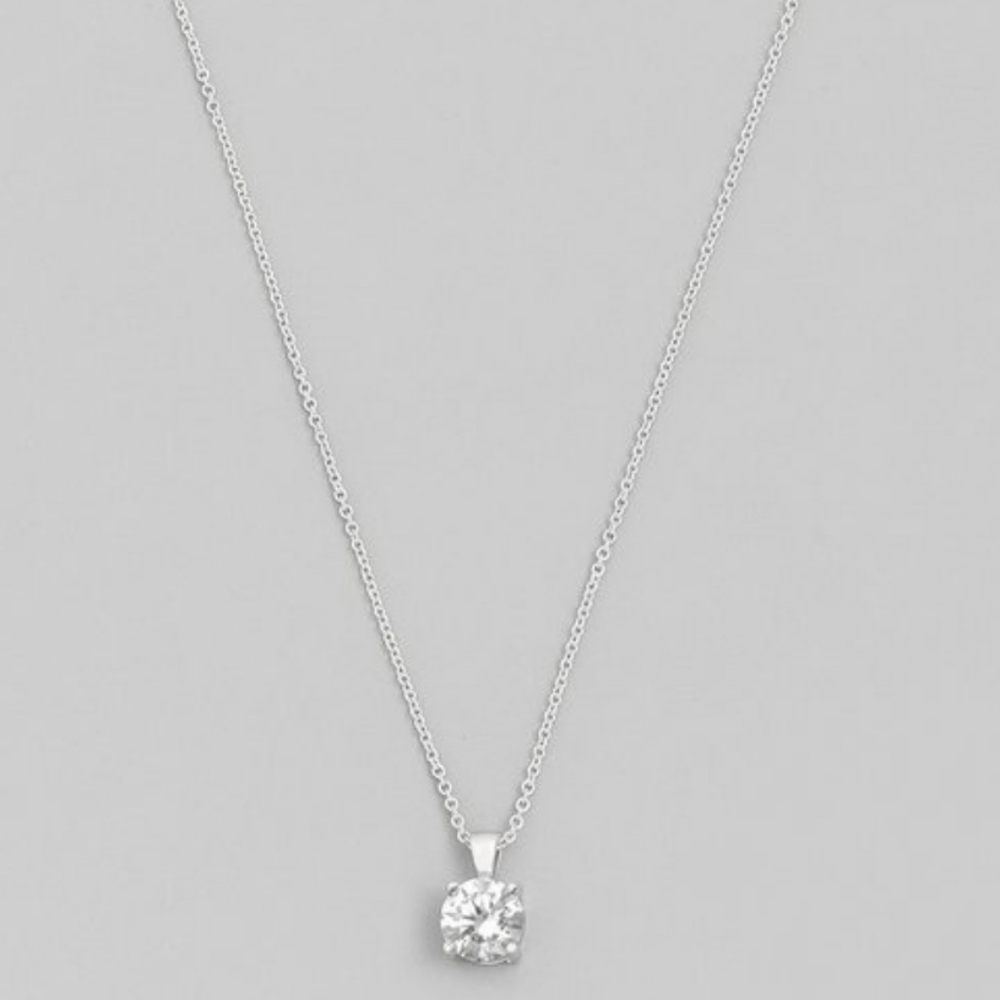 Chain & Pendant - 1.50ct CZ - Picture 3 of 5